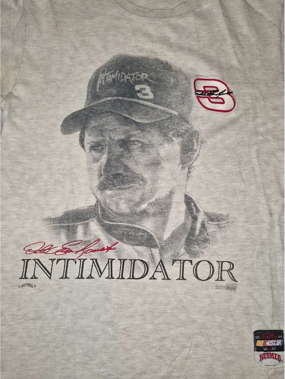 90s Nascar Dale Earnhardt Big Face Intimidator Tee